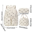 thumbnail image 2 of Backpack for Women Travel Laptop Backpack College Bookbag Backpack with Lunch Bag Pencil Bag, 2 of 2