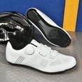 thumbnail image 4 of SUTENGDA Men‘s Non-Slip Cycling Shoes for Road Biking - Compatible with SPD Cleats  Breathable & Comfortable  Ideal for Daily Rides and Racing  Durable TPU Sole  White, 4 of 6