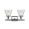 thumbnail image 7 of Innovations Lighting 916-2W-BK-G61 Small Cone 2 Light 16" Wide Vanity Light - White, 7 of 7