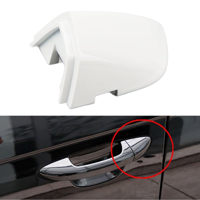 Front Left Door Handle Cover, Replacement for 2009 2015 and Seat 2010 2015, with High Strength ABS Plastic Material, OE