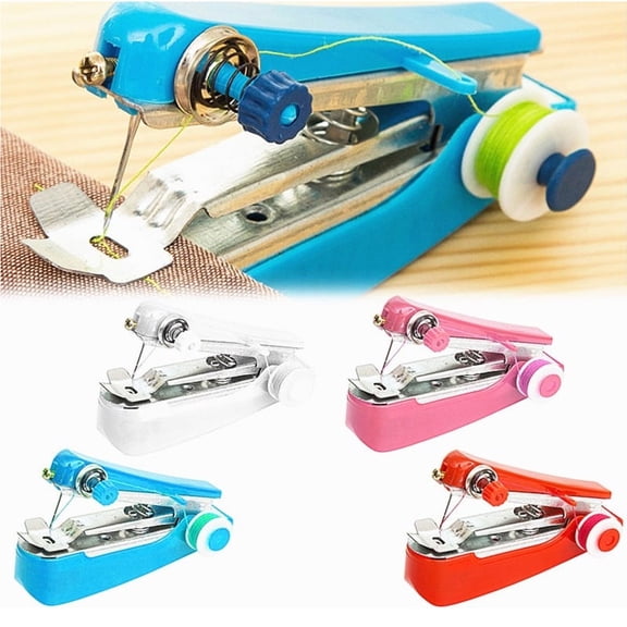 Portable Sewing Machine, Handysewer Handheld Sewing Machine, Portable Mini Manual Sewing Machine, Hand Held Sewing Device 4pcs