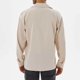 thumbnail image 5 of Blusa y camisa de manga larga con cuello vuelto para hombre, informal, de color liso, semiabierta, de poliéster, 5 of 7