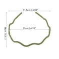 thumbnail image 3 of 1 Pc Classic Fashion Frosted Wavy Hairband for Women for Girls 5.51"x4.53" Green, 3 of 4