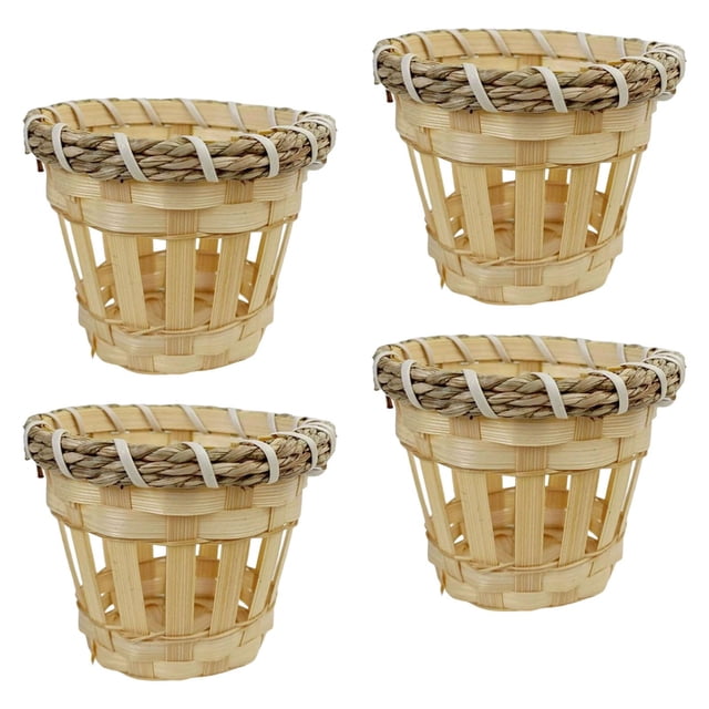Mini Lámpara de Bambú Retro Lámpara Colgante Lámpara de Reemplazo Lámparas de Pantalla de Luz para Sala de Estar Farmhouse Home Bar Yinane Pantalla de lámpara de araña