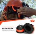 thumbnail image 6 of TR Industrial Forestry Safety Helmet and Hearing Protection System, Orange, 6 of 7