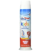 Aquafresh Kids Cavity Protection Toothpaste, Bubblemint, 4.6 oz each