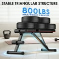 thumbnail image 5 of Yagud Weight Bench Press, 8 Positions Adjustable Workout Benches for Home Gym Dumbbell Exercise, 800 lbs Stable Incline Decline Bench for Full Body Workout,  Folding Strength Training Sit up Bench, 5 of 9