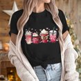 thumbnail image 6 of ICHUANYI Women's Summer Shirts Fashion Casual Crew Neck Short Sleeve Tops Valentine's Day Print T-shirt Cloth New Trending, 6 of 6