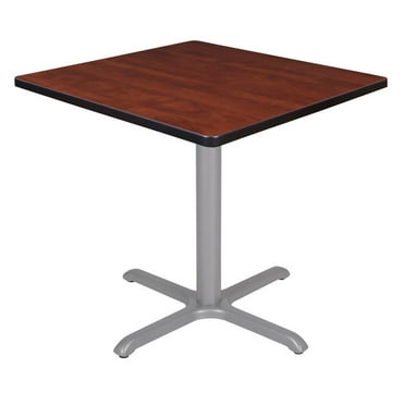 Regency Cain 30 in. Small Square X-Base Breakroom Table