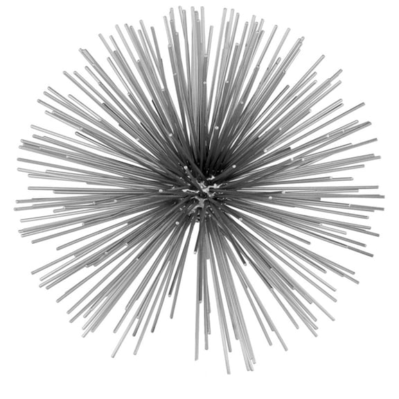 Modern Day Accents Silver Eziro Spiked Sphere