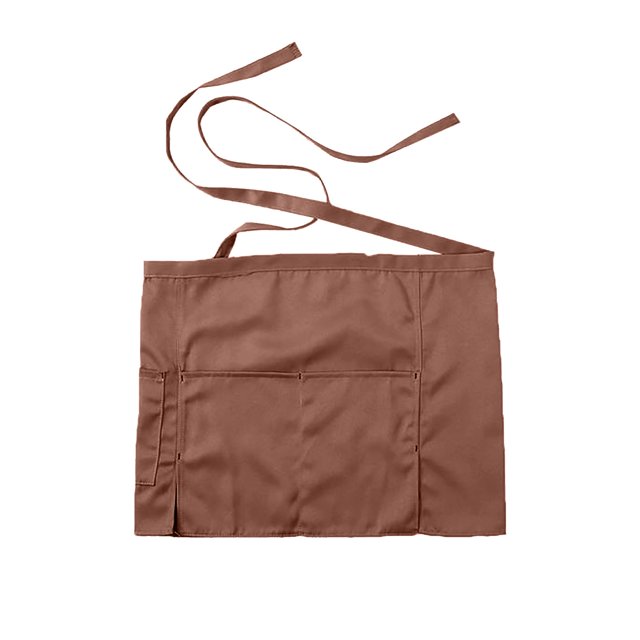 Xihbxyly Delantal de Cintura Corta, Lino Duradero, Fácil de Limpiar, Secado Rápido, Ideal para Restaurantes y Hoteles, Ajustable, 54 X 63 X 36 Cm, Varios Colores Disponibles.