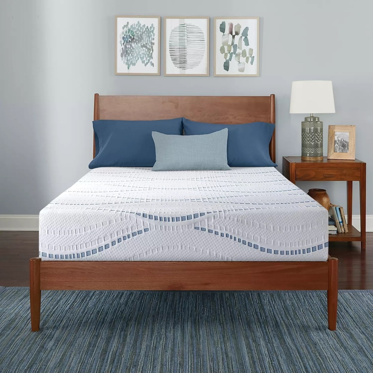 Serta sleeptogo 12 inch gel memory foam luxury mattress stores online