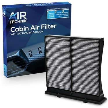 AirTechnik CF10930 Cabin Air Filter w/Activated Carbon  Fits Subaru Crosstrek 2016-2017, Forester 2009-2018, Impreza 2008-2016, WRX 2012-2019, XV Crosstrek 2013-2015