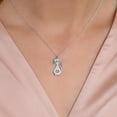 thumbnail image 3 of Collar De Gatito Con Corazón, Para Mujer De Plata 925, 3 of 4