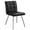 BLACK, variant on Monarch Dining Chair 2Pcs / 32"H / White LeatherLook / Chrome