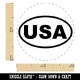 thumbnail image 2 of United States of America USA Self-Inking Rubber Stamp Ink Stamper - Blue Ink - Mini 1/2 Inch, 2 of 7