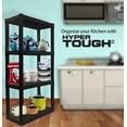 thumbnail image 2 of HYPER TOUGH 4-tier Interlocking Shelf (Black), 2 of 3
