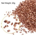 thumbnail image 3 of Uxcell 20g Crushed Glass Chips, 1-3mm Irregular Metallic Sequins Glass Stone Bronze, 3 of 5