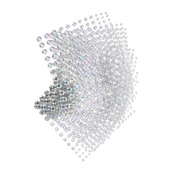 LOLIPPYY 10Pcs Shimmer Glitter Sticker Self Adhesive Rhinestone Gems for DIY Projects