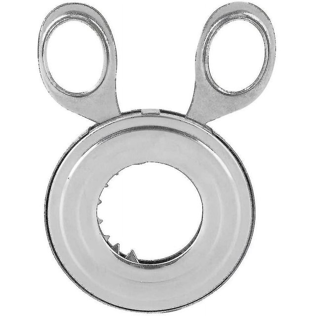 Cortador de huevos de acero inoxidable, cortador de huevos cocidos, tijeras para huevos, removedor de huevos Hs