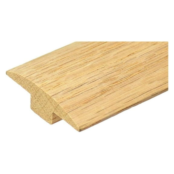 2" Unfinished Oak T-Molding 5/8" High W-1968-U (3 FT)