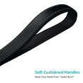thumbnail image 4 of 2X Reflective Dog Leash 6Ft Long,Traffic Padded Two Handle ,Double Handles Lead for Training Control - Handle Leashes, 4 of 8
