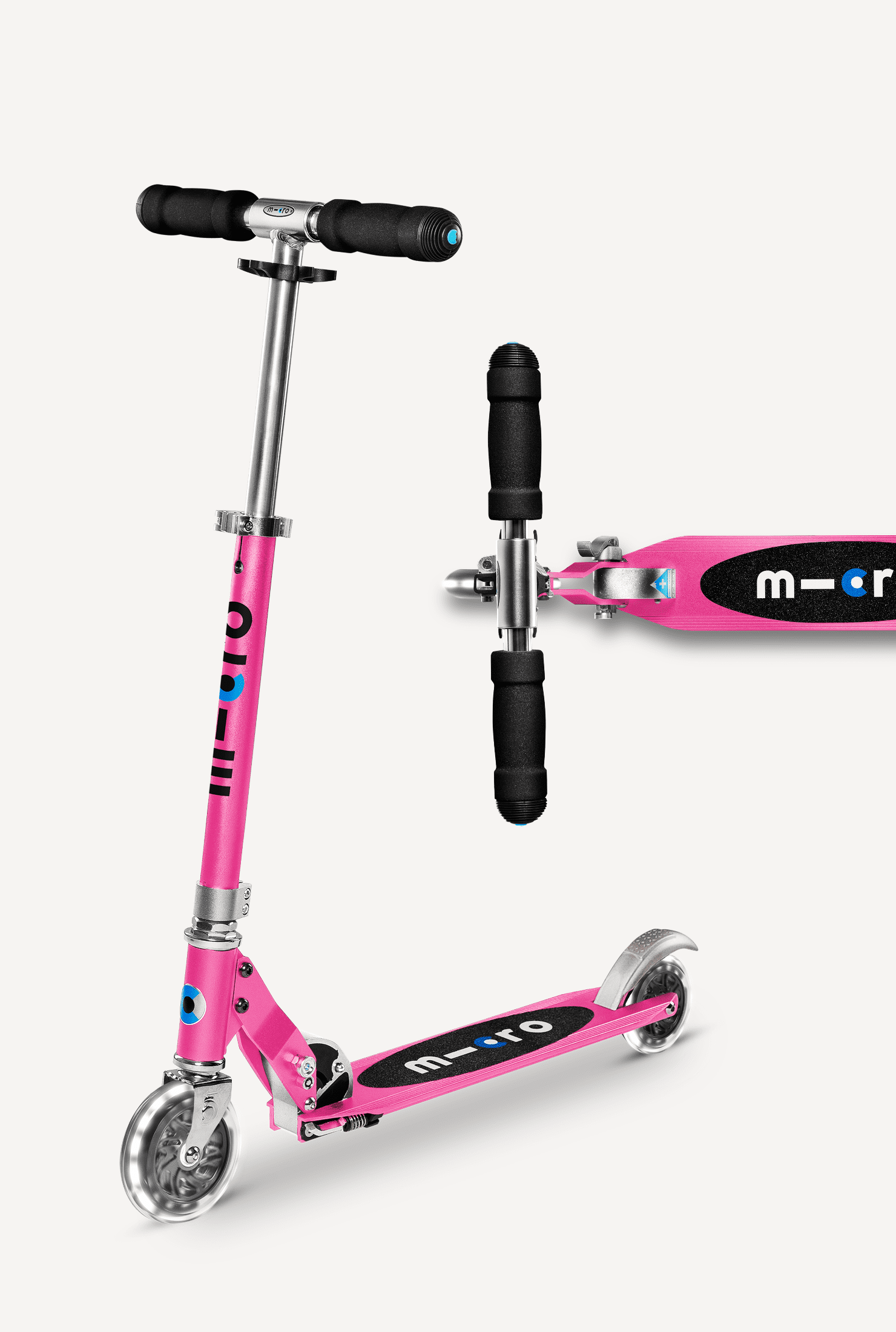 Micro Kickboard Sprite LED 2-Wheel Scooter with Adjustable
