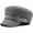 Grey, variant on Womens Bling Rhinestone Newsboy Fiddler Cap Casual Black Baker Boy Hats with Chain for Fashion Ladies