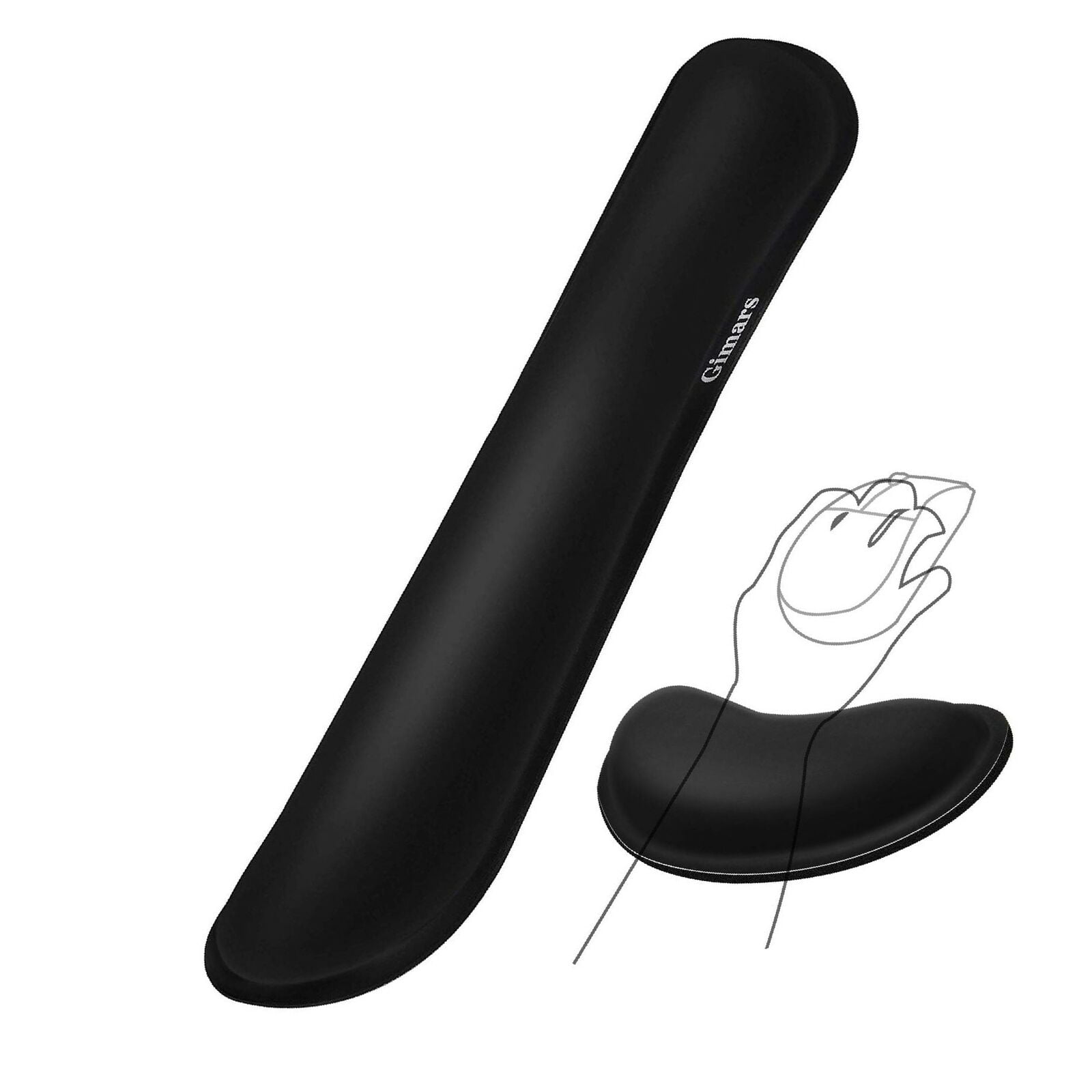 Gimars Upgrade Enlarge Gel Memory Foam Set Keyboard Wrist Rest Pad Mouse Wri Walmart Com<script async src=