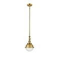 thumbnail image 5 of Innovations Lighting  Hampden 1 Light 7" Mini Pendant - 12"H Brushed Brass/Matte White, 5 of 5