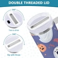 thumbnail image 3 of Yayeee 30oz Stainless Steel Tumbler with Straw and Handle Double-Wall Insulated Travel Water Bottle, Blue Cute Halloween, 3 of 8