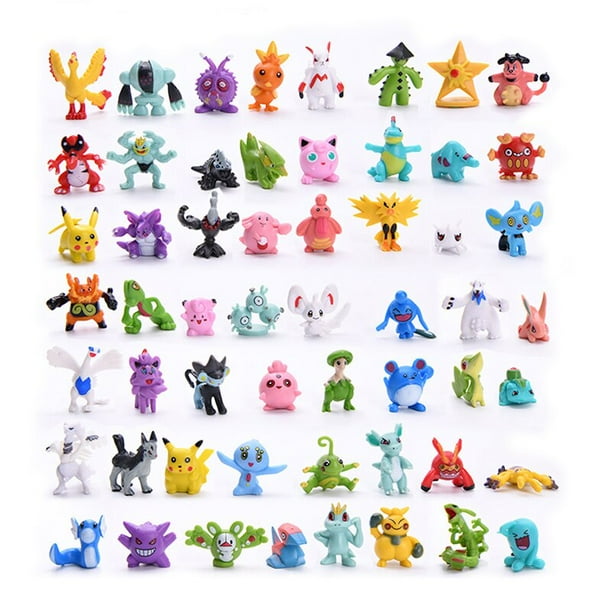 Figuras de Pokemon Pikachu 1 3 CM Mini monstruo de bolsillo 144 caja de plastico modelo de juguetes munecas de coleccion de Anime regalos de cumpleanos Walmart en linea
