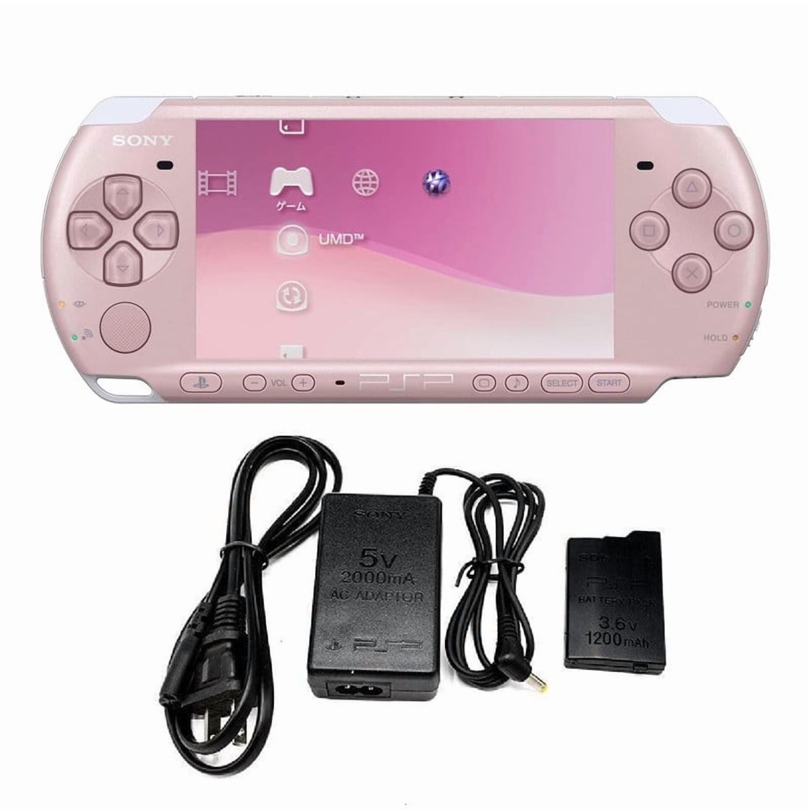 PlayStation PSP 3000 Gaming Console, Blossom Pink, Wi-Fi