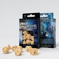 thumbnail image 2 of Q-Workshop QWOSCLE87 Classic RPG Dice Set - Beige & Burgundy, Set of 7, 2 of 2