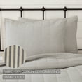 thumbnail image 3 of VHC Brands Hatteras Seersucker Striped Cotton Americana Bedding Standard Sham, 21x27, Denim Blue, 3 of 6