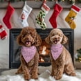 thumbnail image 4 of Dog Bandana 2 Pack,Pink Butterfly Pattern Bandanas for Dogs,Cat Bandana,Small/ Large Dog Bandana 2 Size,Dog Bandanas, 4 of 6