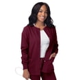 thumbnail image 1 of Sivvan Women's Scrubs Warm-Up Jacket / Front Snaps - Round Neck, 1 of 7