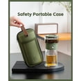 thumbnail image 2 of Infusor moderno de vidrio Teapot ZENS Smart One Touch con taza, 2 of 9