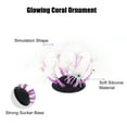 thumbnail image 3 of Purple Aquarium Simulation Coral Sunflower Silicone Fluorescent Coral Glow Fish Tank Landscape Decor, 3 of 7