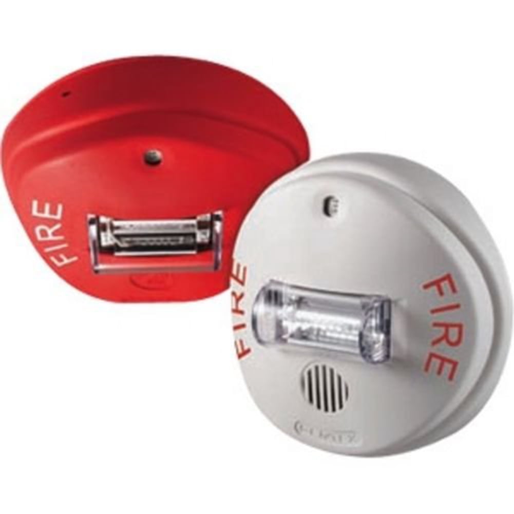 Gentex 24VDC Ceiling Mount Selectable Candela Horn&Strobe OffWhite