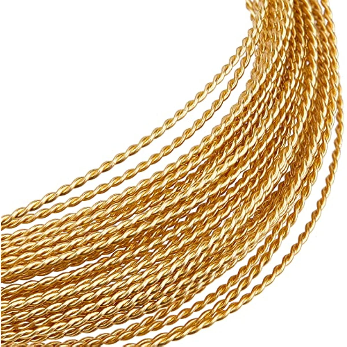 1pc 20 Gauge Tarnish Resistant Brass Craft Wire 15Ft Light Golden Round  Jewelry Wire For Necklace Bracelet Making And Other Handmade Project
