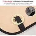 thumbnail image 3 of 3PCS Set Car Seat Cushion for Front and Back Seat, 3D Soft Linen Breathable Auto Seat Cover, Comfort Non-Slip Rubber Bottom, Car Accessories (grey/3PCS), 3 of 5