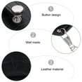 thumbnail image 2 of Pocket Watch Bamboo Grain Leather Case Portable Pocket Watch Protector Holder, 2 of 8