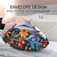thumbnail image 4 of Yayeee Pillowcase Standard Size Set of 2 Satin Wrinkle Resistant Pillow Case, Bright Colorful Flowers Pattern, 4 of 7