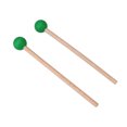 thumbnail image 1 of BQLZR 2Pcs Green Rubber Head Marimba Mallest Percussion Sticks Instrument Part, 1 of 5