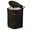 Stitching, variant on Lusso Gear | Car Trash Can | Hanging, Leakproof Vinyl Garbage Bin with Removable Liner | Large Capacity, Flip Open Lid | Hang or Mount | 2.5 Gallon, Black with Red Stitching