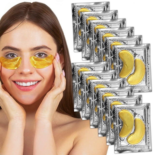 Mascarilla antienvejecimiento para debajo de los ojos, tratamiento con parche de colágeno para minimizar las arrugas, ojos hinchados, bolsas para los ojos, ojeras, líneas finas debajo de los ojos, asp