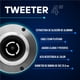 thumbnail image 2 of Kit Bocinas Modelo Tweeter 4" para Auto - Evolum Audio, 2 of 7