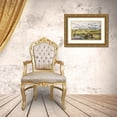 thumbnail image 3 of Ives, Currier and 32x22 Gold Ornate Wood Framed with Double Matting Museum Art Print Titled - Great West, 3 of 4