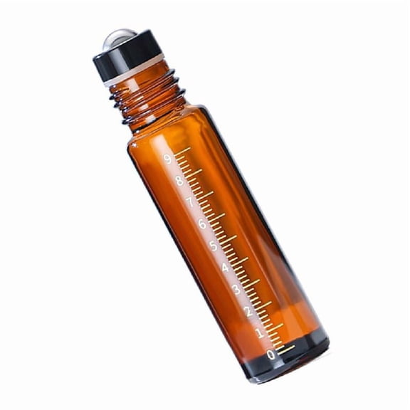 ROZYARD Essential Oil Roller Bottle,Refillable Empty Bottle with Dropper/Roller Ball